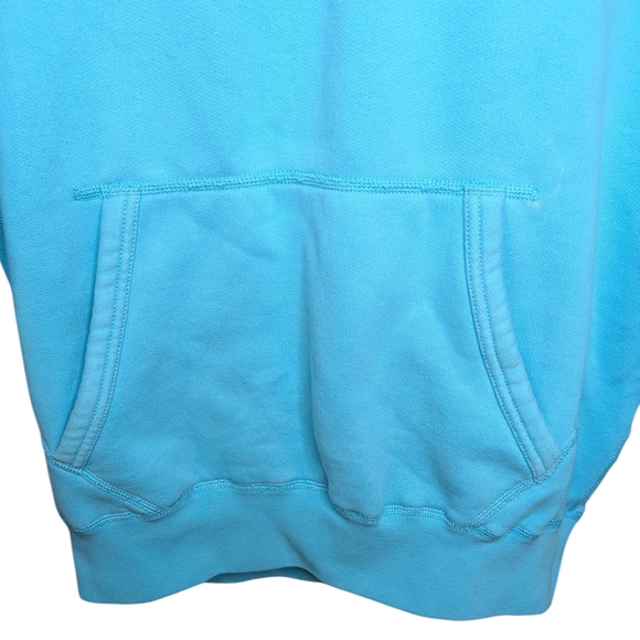 Polo Ralph Lauren Women’s Big Fit Fleece Hoodie Sweatshirt Aqua Size SP Petite - Picture 4 of 15